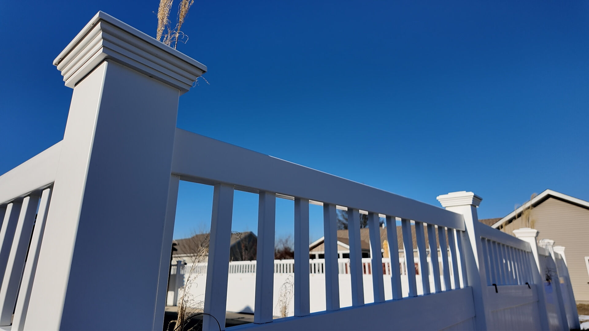 Part of Kathy Connell's fence that Overbrook Shores HOA wants removed